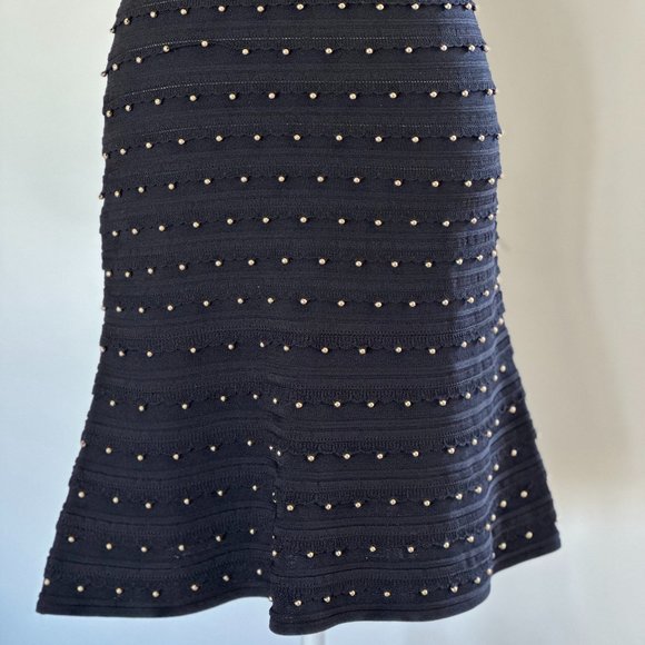 MICHAEL KORS LITTLE BLACK DRESS WITH GOLD BEADS - SZ SMALL - NEW WITH TAGS - Picture 7 of 10